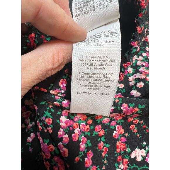 NWT J Crew Floral Novelty Pull-On Stretch Waist Midi Skirt Size S - Picture 7 of 7